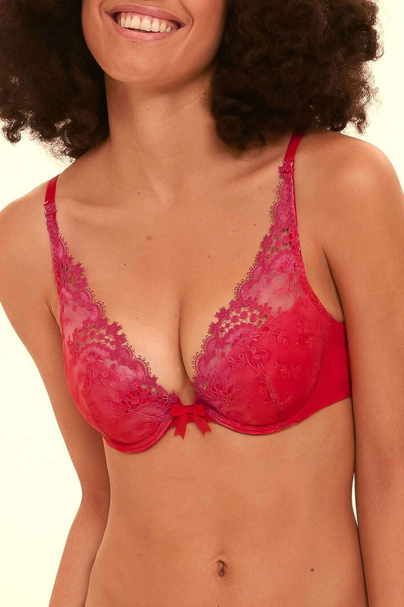 Biustonosz Simone Perele Wish Padded Triangle Push Up Bra 12B347