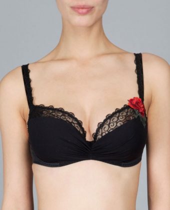 Biustonosz Lejaby Elixir Rosae Padded Semi-Soft Plunge Bra G 51631