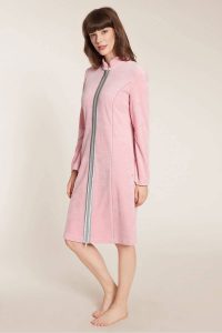 Szlafrok Rosch Casual Chic Cotton Zipper Cotton Light Blue Robe 1884165