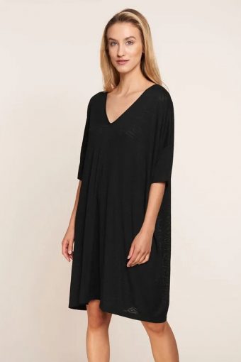 Tunika letnia Rosch Beach Summer Viscose Black Dress 1215552