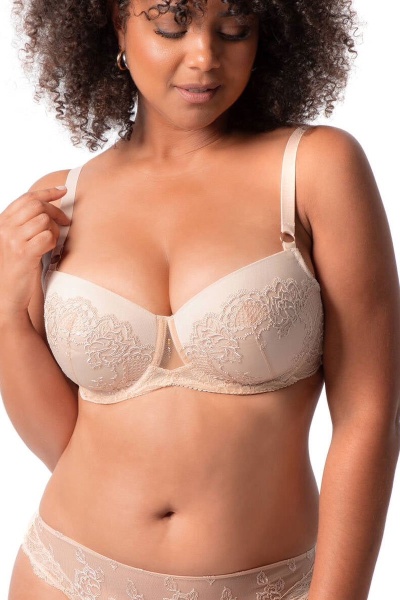 Biustonosz Lise Charmel Sublime en Dentelle Plus Size Padded Balcony Bra ACH 3813