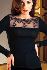 Bluzka Lise Charmel Sublime en Dentelle Wool Silk Blouse ANH 2113