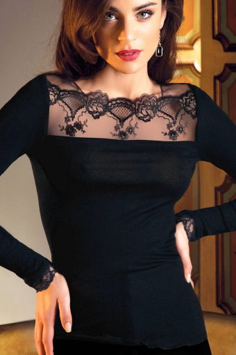 Bluzka Lise Charmel Sublime en Dentelle Wool Silk Blouse ANH 2113