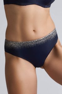 Strój kąpielowy Marlies Dekkers Isthar Blue and Silver Tai Tanga Butterfly Bikini Brief 35823