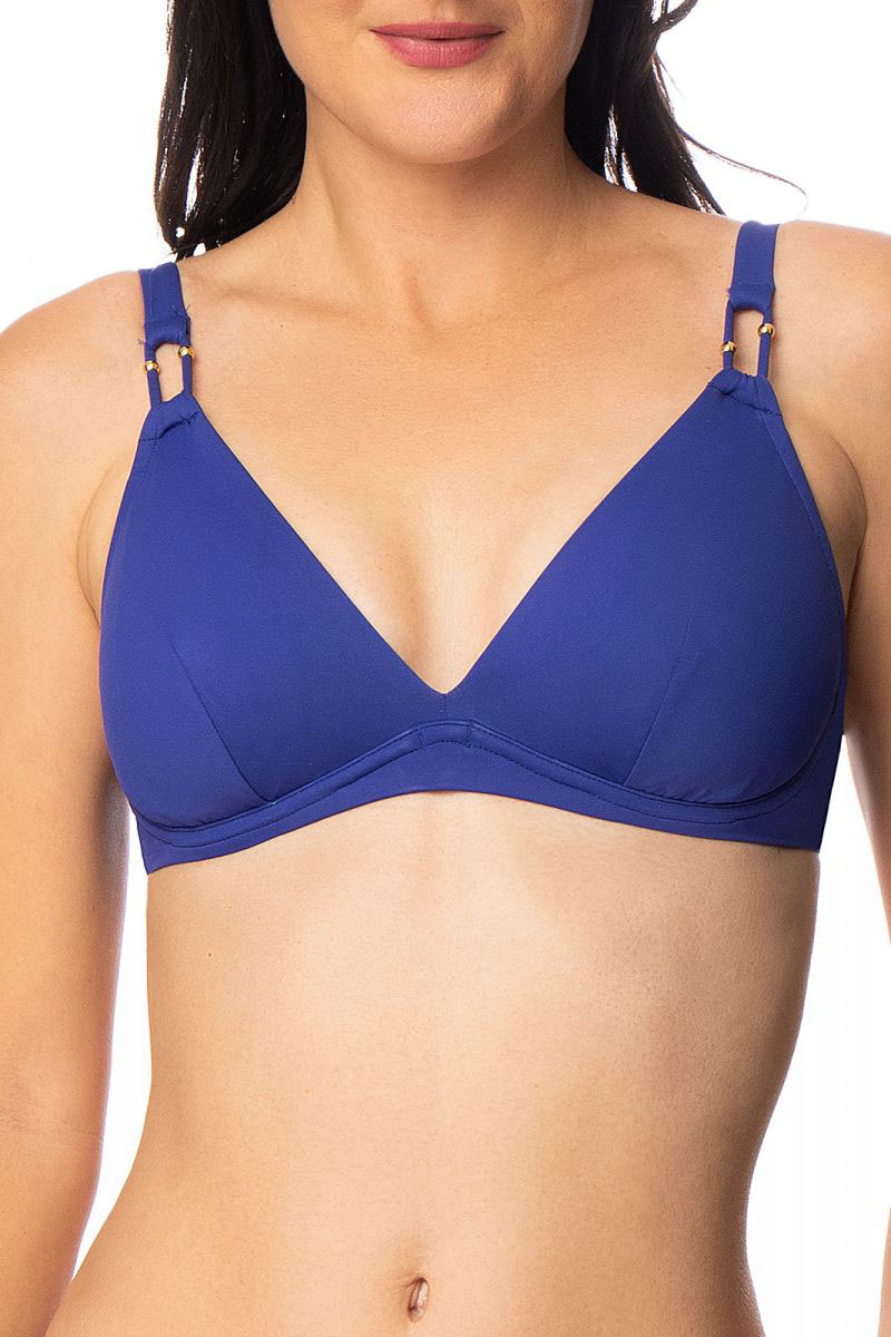 Strój kąpielowy Lise Charmel Beaute Pure Underwired Plunge Triangle Bikini Set ABB2551/ABB0051