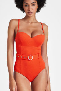 Strój kąpielowy Aubade Summer Fizz Padded Balcony One-Piece Swimsuit IS56