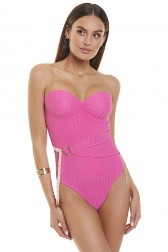 Strój kąpielowy Selmark Swimsuit Mare Strapless Padded Balcony One-Piece Swimsuit BD056