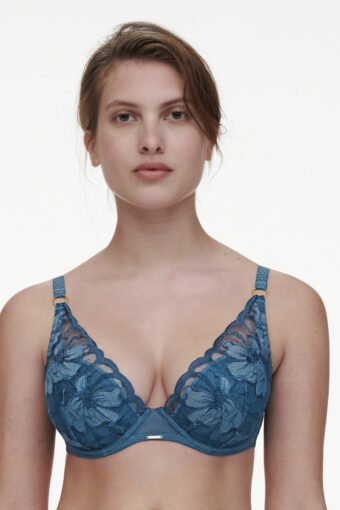 Biustonosz Chantelle Fleurs Signature Padded Plunge T-shirt Bra C12Q20