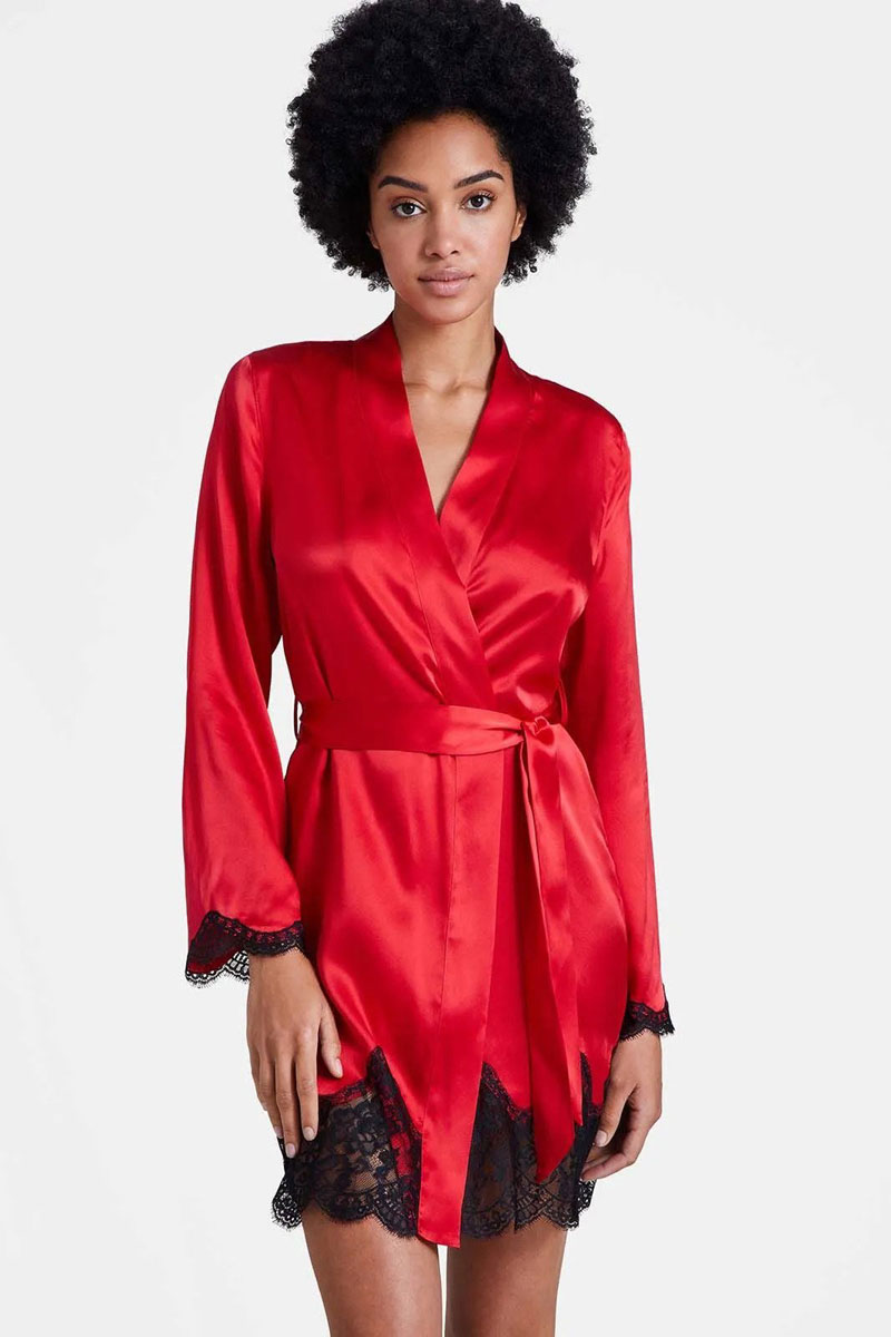 Szlafrok Aubade Toi mon Amour Silk Robe QS65