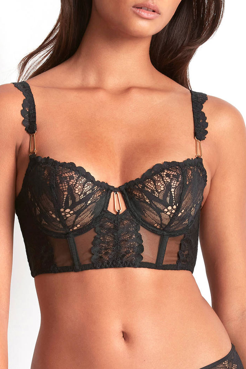 Biustonosz Aubade Flowermania Underwired Balcony Longline Bra LA36