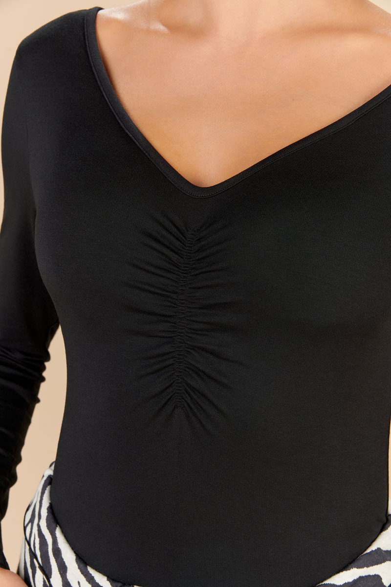 Bluzka Pain de Sucre Harper Modal Black Blouse