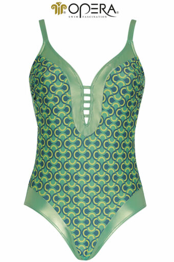 Strój kąpielowy Opera Green Wireless Padded One-piece Swimsuit 62602A