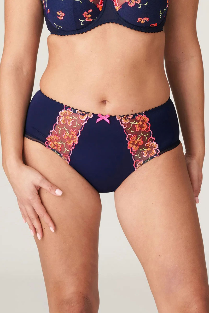Majtki Prima Donna Devdaha Velvet Blue Maxi Tai Brief 0563441