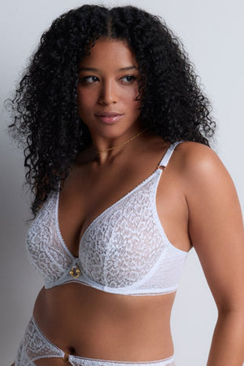 Biustonosz Aubade Illusion Fauve Underwired Triangle Plunge Bra 1AF12