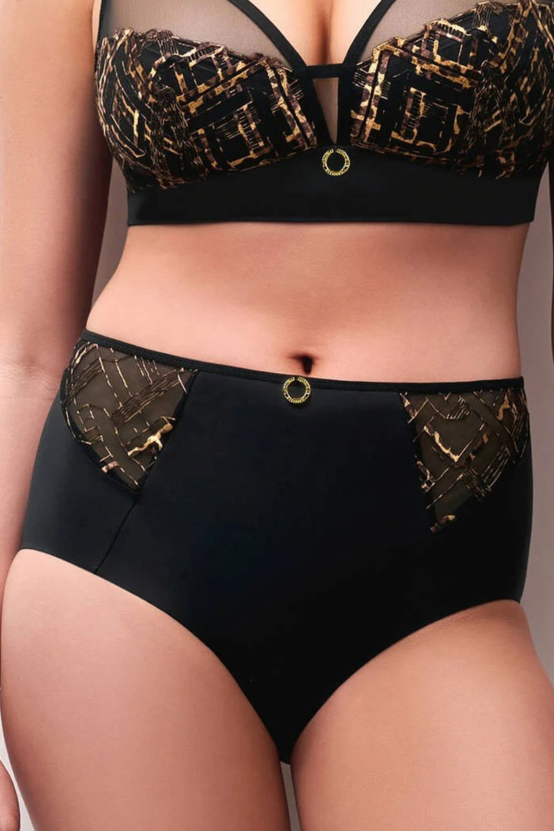 Majtki Chantelle Graphic Support High Waisted Support Full Brief C21S80