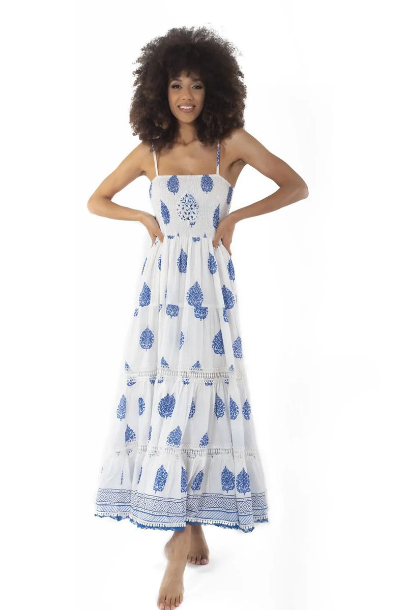 Sukienka letnia Iconique Joy Cotton Long Summer Cotton Dress IC23-064