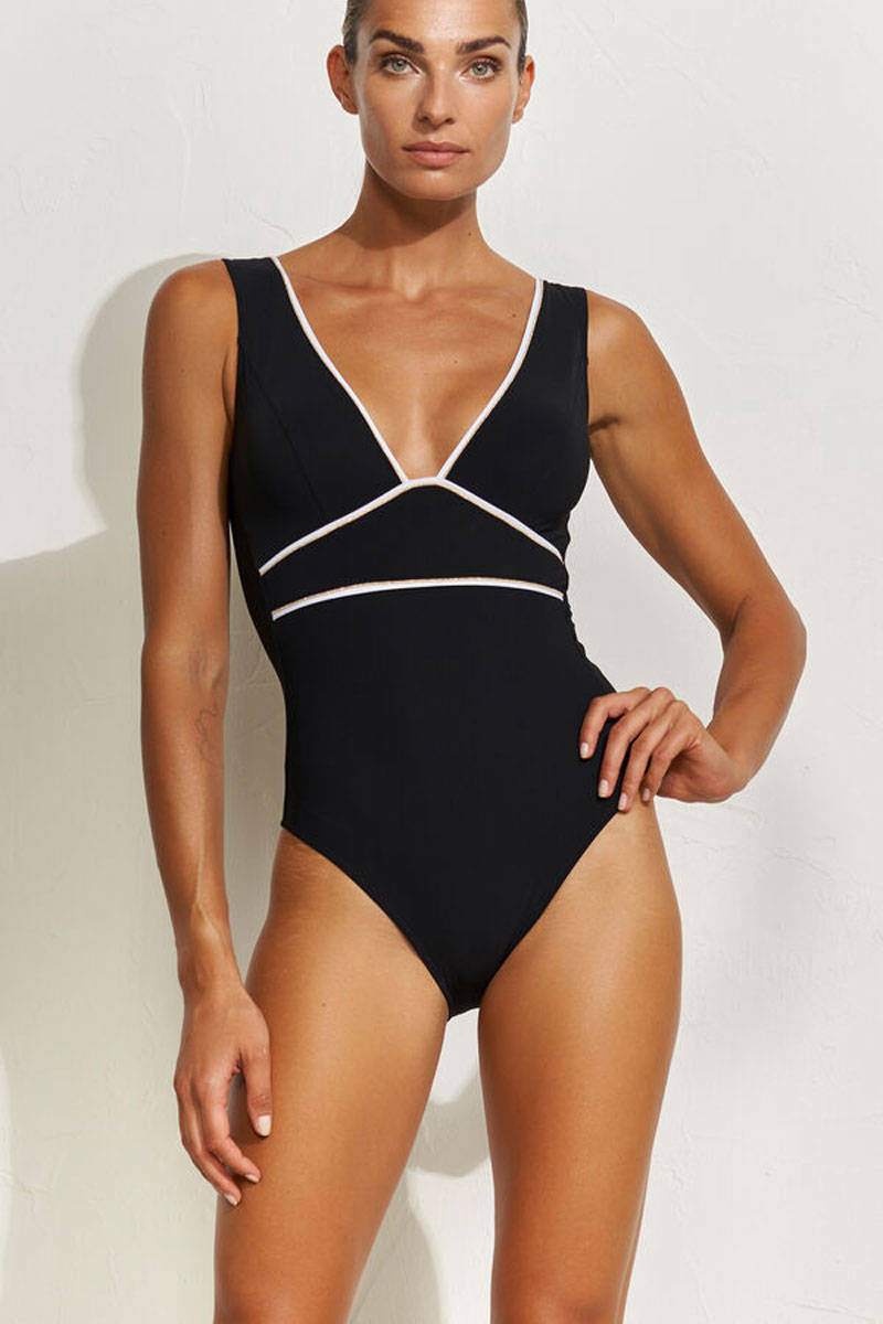 Strój kąpielowy Maryan Mehlhorn Metrics Wireless Padded One-Piece Swimsuit 4693