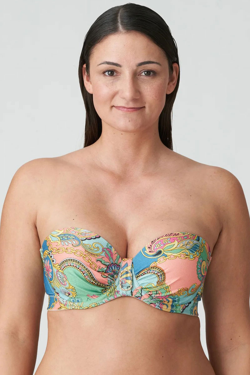 Strój kąpielowy Prima Donna Celaya Strapless Padded Balcony Bikini Bra 4011217