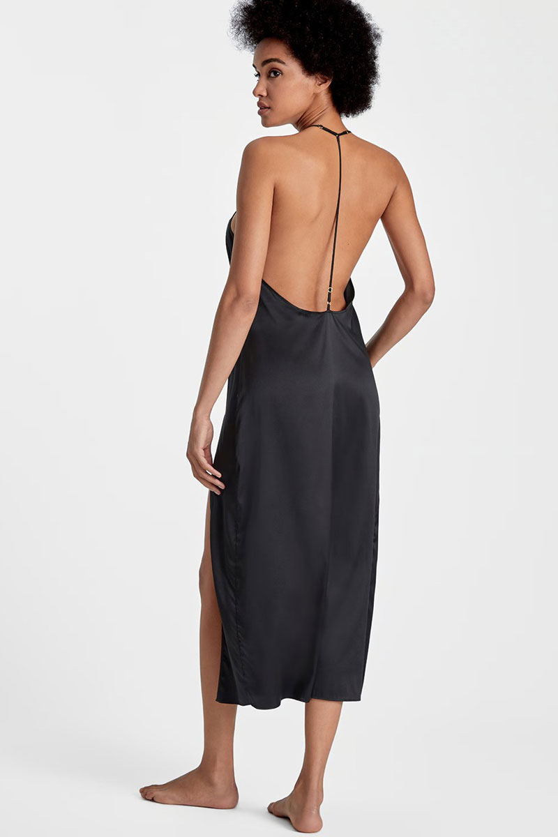 Koszula nocna Aubade Silk Desir Nightie Long RJ45
