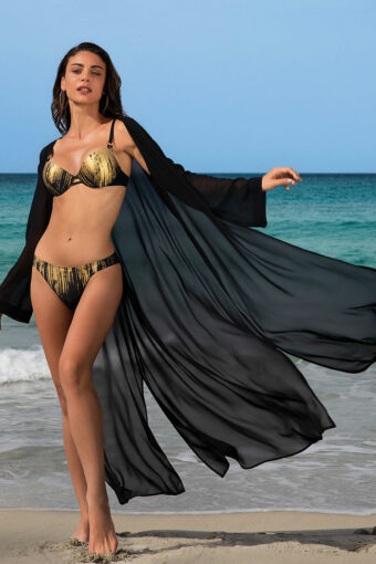 Tunika plażowa Lise Charmel Feuille D'or Noir Summer Tunic ASB 2979
