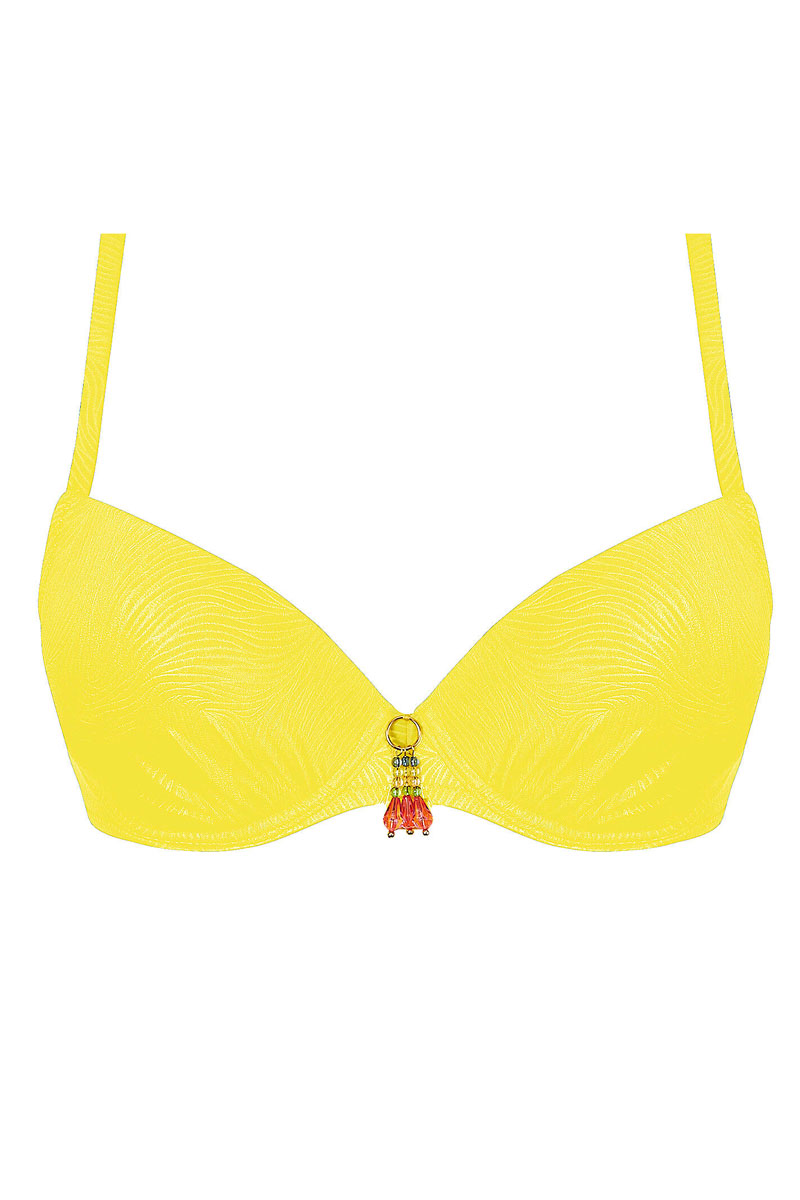Strój kąpielowy Antigel La Muse Des Vagues Padded Plunge Bikini Bra EBB 4326