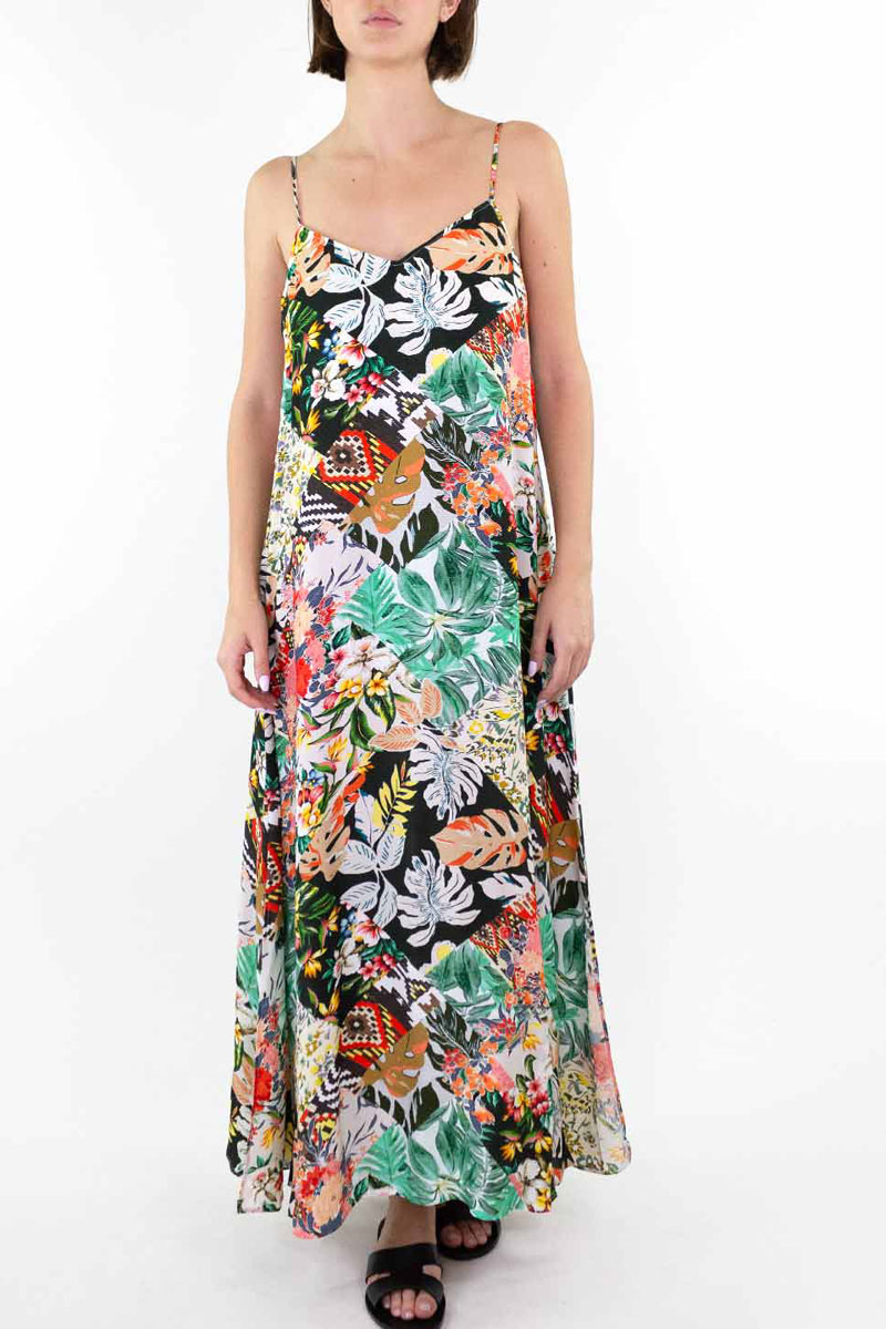 Sukienka letnia Maryan Mehlhorn Cascades Long Viscose Dress M3045