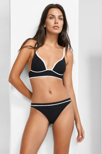 Strój kąpielowy Maryan Mehlhorn Silence Black White Padded Bikini 5135/857