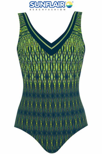 Strój kąpielowy Sunflair Wireless Padded One-Piece Green Swimsuit 22147