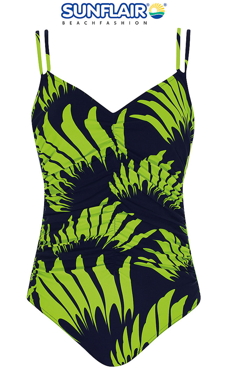 Strój kąpielowy Sunflair Green Dark Blue Padded One-Piece Swimsuit 72152
