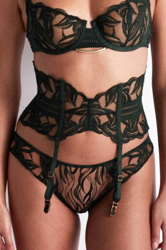 Pas do pończoch Aubade Into the Groove Garter Belt 3B52