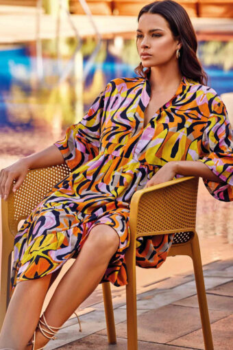 Sukienka letnia Iconique Morena Midi Summer Dress IC24-110
