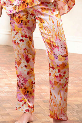 Spodnie piżamowe Lise Charmel Jardins de Lumiere Silk Pantalon ALH 0049