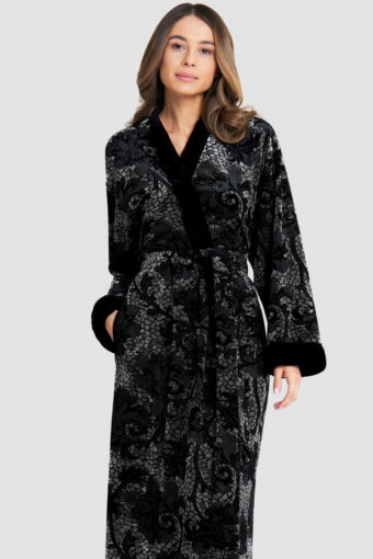 Szlafrok Feraud Casual Chic Luxury Cotton Modal Long Robe 3241286