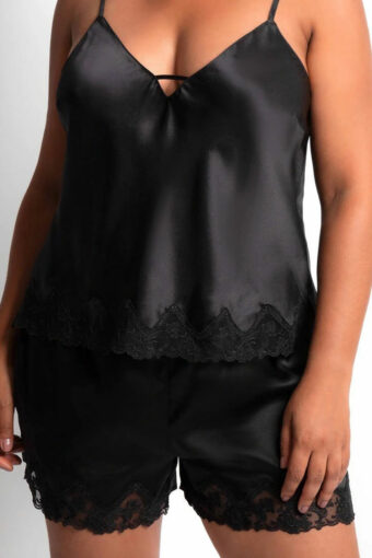Majtki Chantelle Cabaret Sauvage Silk Shorts C15OE5