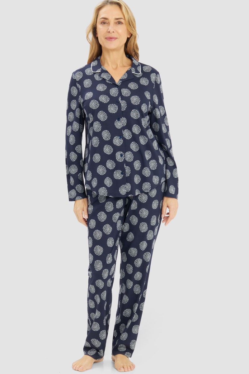 Piżama Rosch Casual Chic Cotton Modal Lapel Collar Pyjama 1253727
