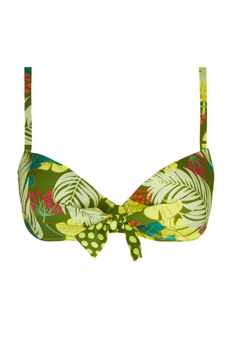 Strój kąpielowy Antigel La Venus Nature Padded Plunge Bikini Bra EBB 4368