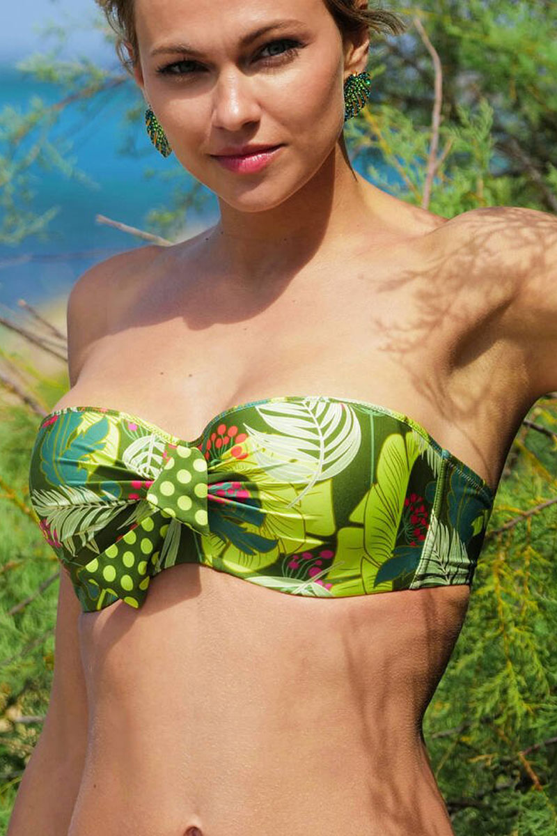 Strój kąpielowy Antigel La Venus Nature Strapless Padded Balcony Bikini Bra FBB 7168