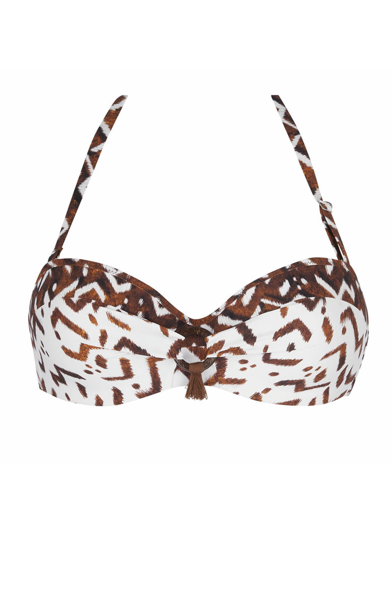 Strój kąpielowy Antigel La Chamane Strapless Padded Balcony Bikini Bra EBB 7158