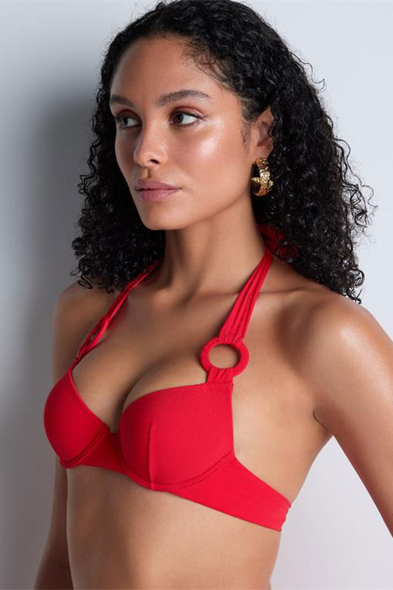 Strój kąpielowy Aubade Summer Essence Padded Plunge Bikini Bra 4R08