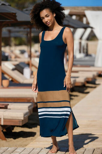 Sukienka plażowa Sunflair Summer Viscose Long Dress 23812