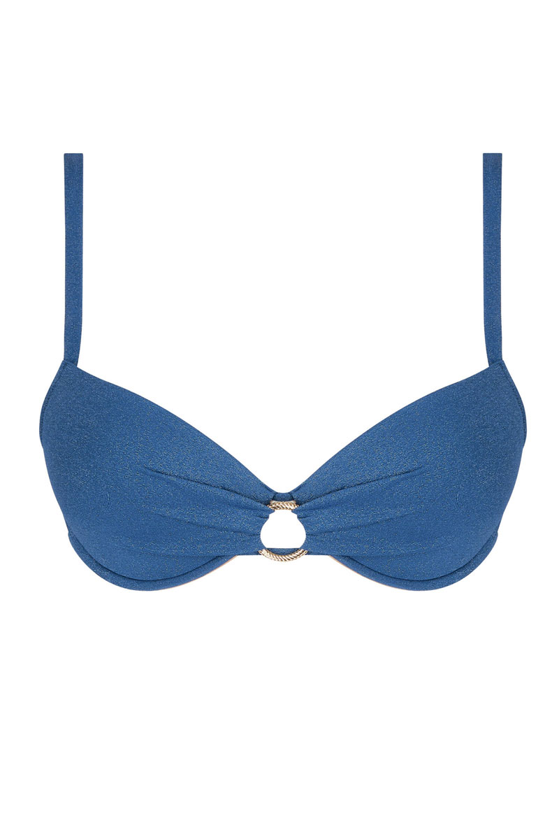 Strój kąpielowy Antigel La Fashion Sirene Padded Plunge Bikini Bra EBB 4328
