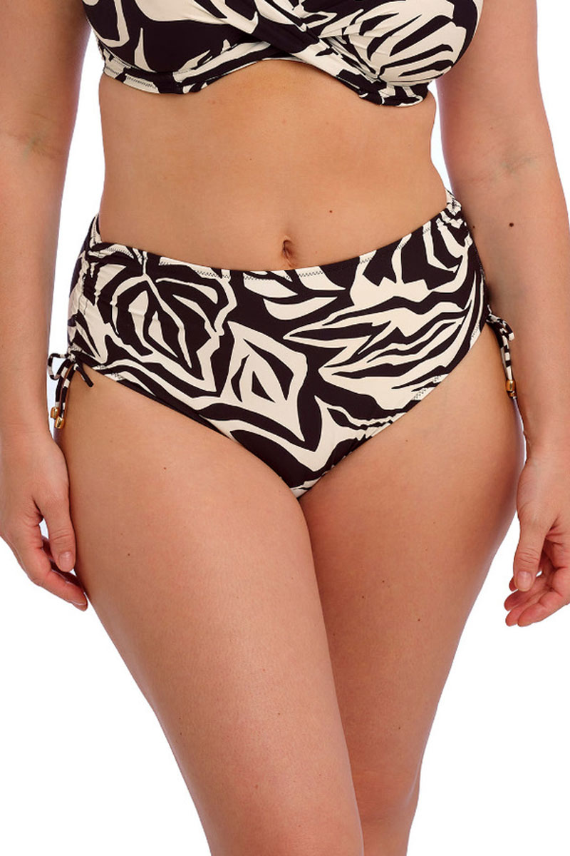Strój kąpielowy Fantasie Aruba Nights Black and Cream Tai Maxi Bikini Brief 505378