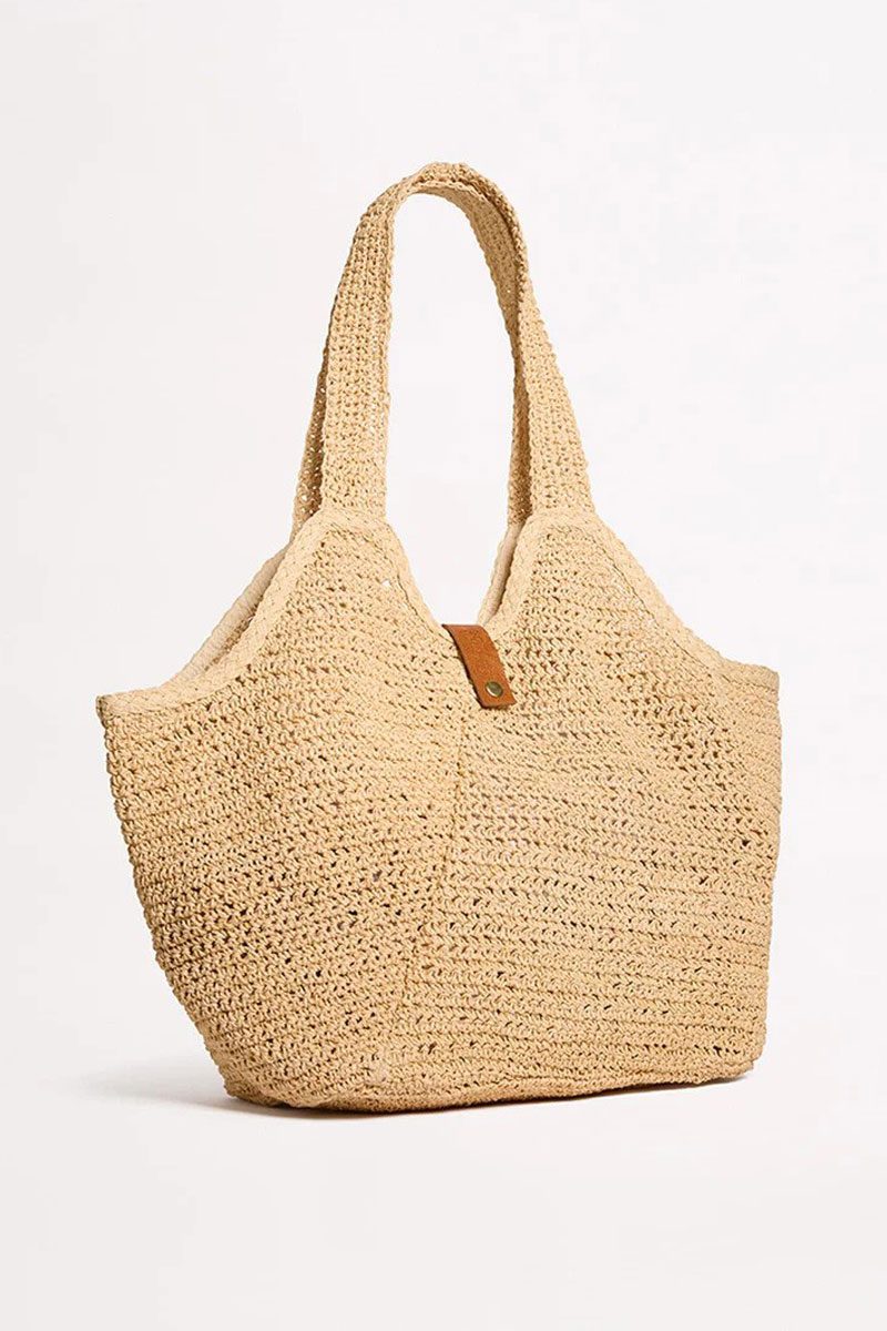 Torba letnia Seafolly Mirage Woven Tote Bag Natural Raffia 71986-BG