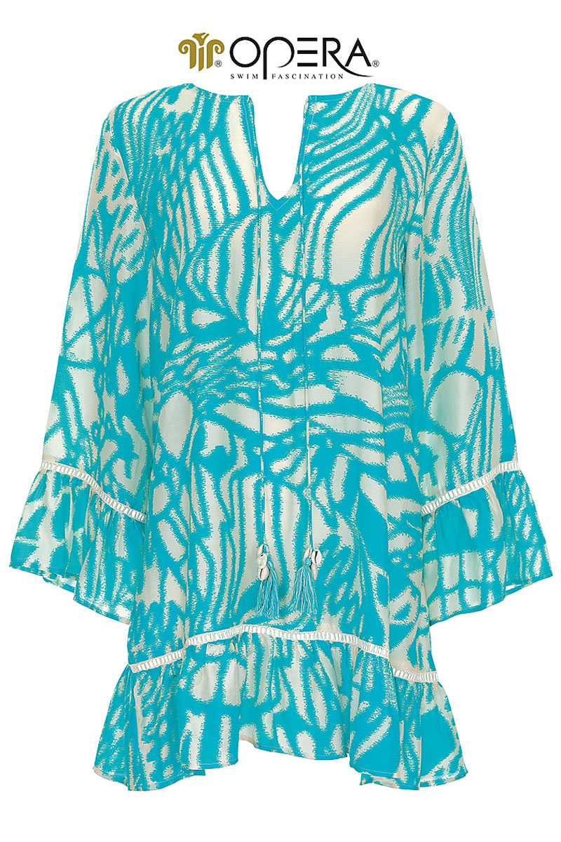 Sukienka plażowa Opera Summer Viscose Short Dress 63681