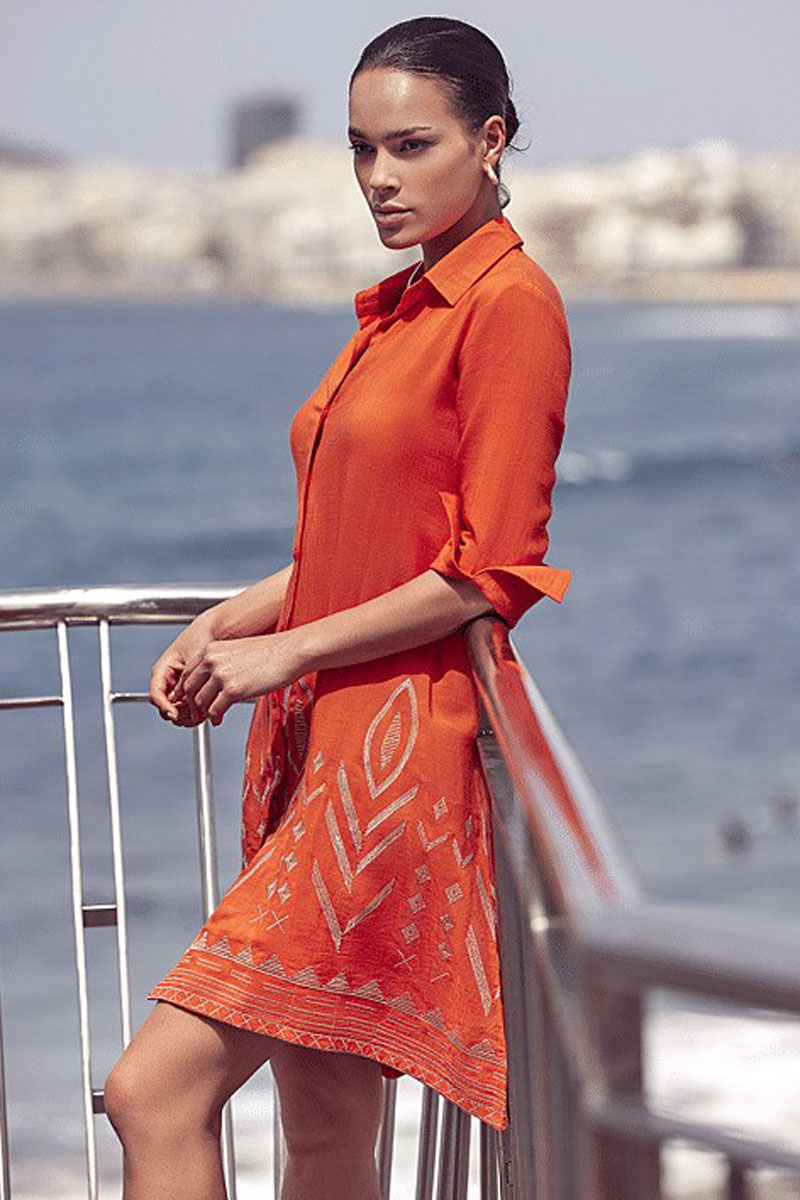 Sukienka letnia Iconique Romina Cotton Summer Dress IC25-048