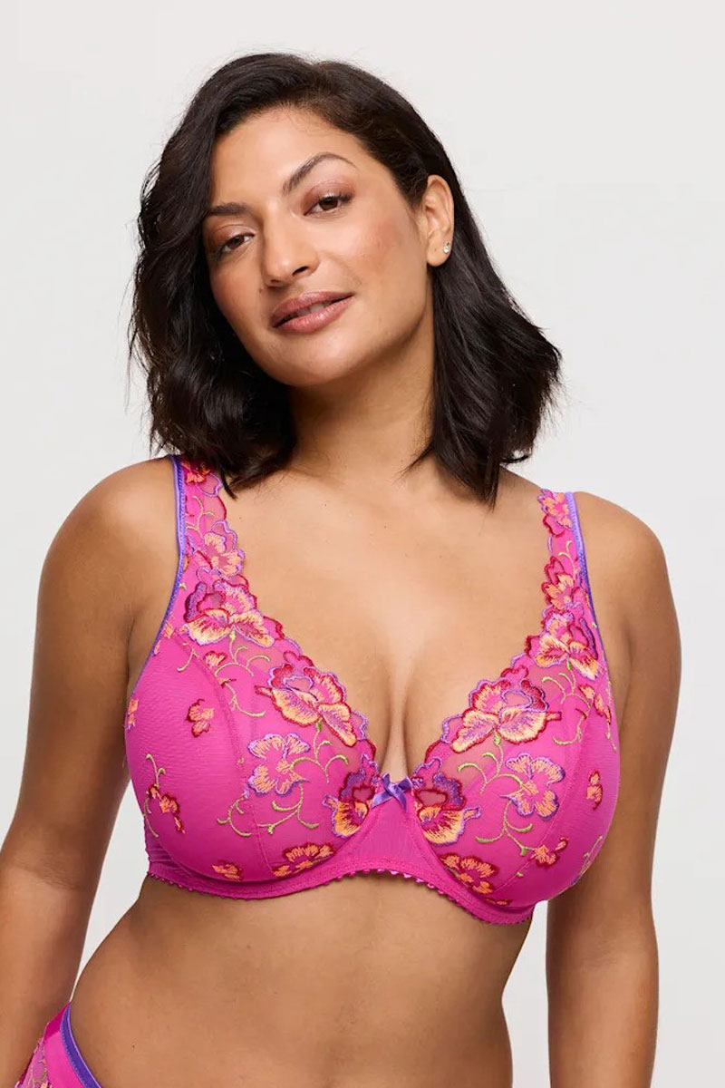 Biustonosz Prima Donna Devdaha Very Berry Half Padded Plunge Bra 0163442