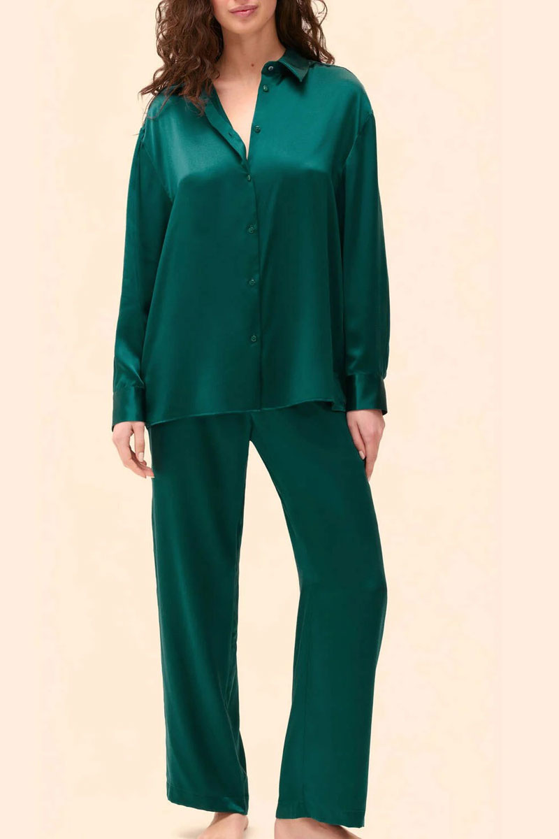 Bluzka Simone Perele Love Me Pyjama Silk Blouse 1F8957