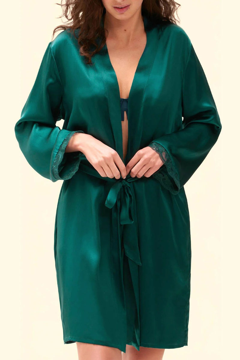 Szlafrok Simone Perele Love Me Silk Negligee 1F8982