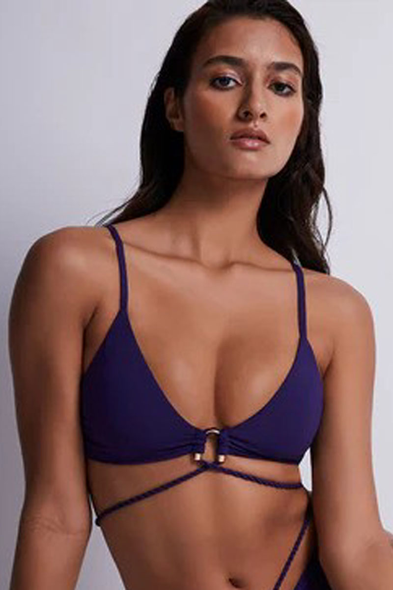 Strój kąpielowy Aubade Summer Journey Wireless Triangle Bralette Bikini Top 2R10