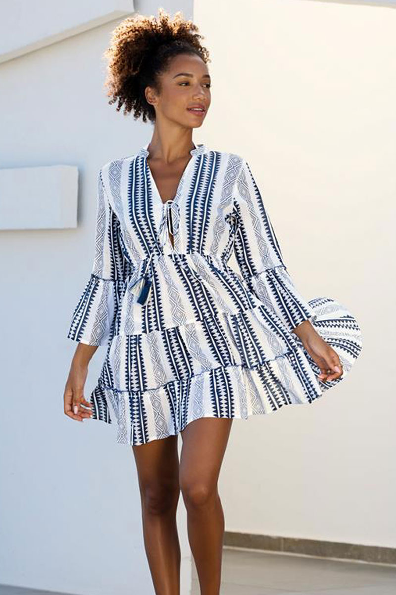 Sukienka letnia Sunflair Olympia Cotton Summer Dress 33632